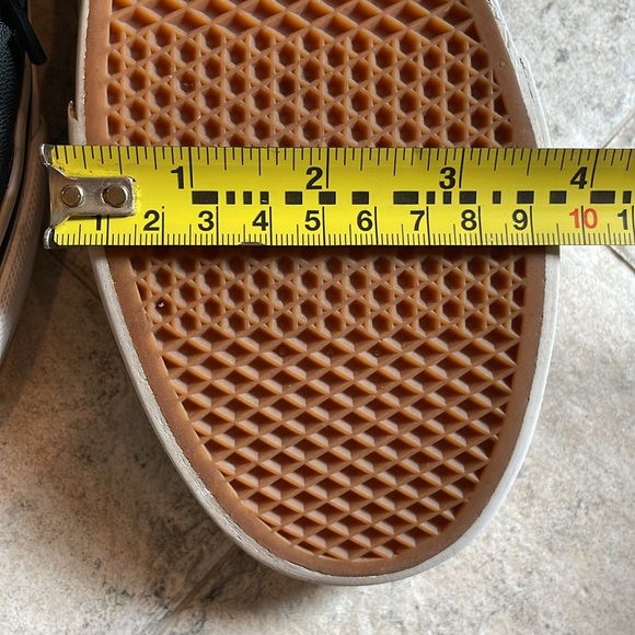 Vans Ortholite inserts, black vegan leather sneakers. Size 8.5 womens - Picture 12 of 14